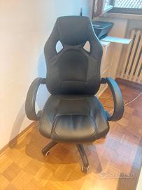 SONGMICS Sedia da Ufficio Girevole
