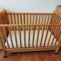 lettino neonati in legno 