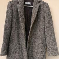 Blazer Max Mara Vintage Tweed Lana Spina di Pesce