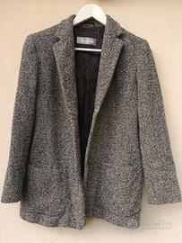 Blazer Max Mara Vintage Tweed Lana Spina di Pesce
