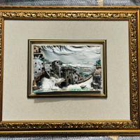 Quadro tridimensionale in lamina d’argento