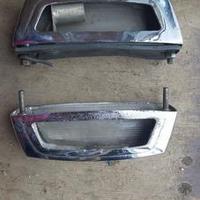 Gusci cromati portatarga fiat 124 spider america