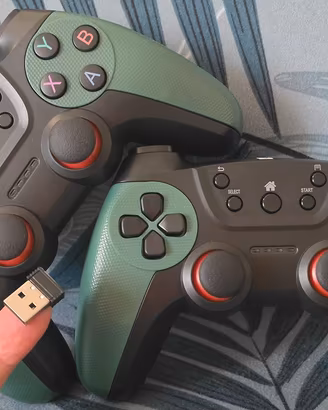 Set 2 Controller Wireless USB PC Android TV