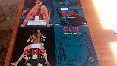 Milo Manara Clic 1/4 Completo Edizione Brasiliana.