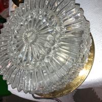 Plaffoniera oro e vetro trasparente