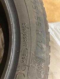 4 pneumatici invernali Michelin 205/55 R17 - 95H