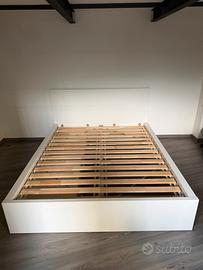 Letto IKEA matrimoniale bianco