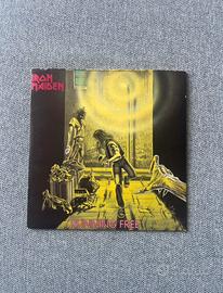 LP 45giri Iron Maiden Running Free