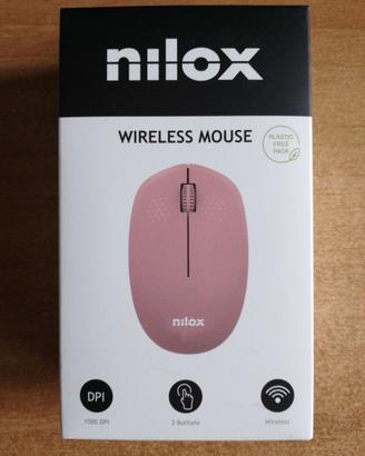 Mouse Wireless Nilox – Nuovo, 1000 DPI, Plug&Play