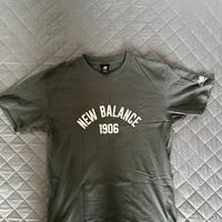 NEW BALANCE T- shirt basic GRIGIO taglia M