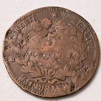Francia – 5 centimes 1897