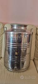 Fusto 50 litri in acciaio inox per vino/olio