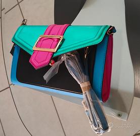 borsa rettangolare multicolore 