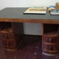 Scrivania tavolo da lavoro in legno massiccio