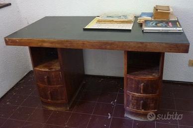 Scrivania tavolo da lavoro in legno massiccio