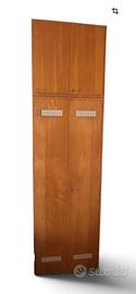 Scarpiera vintage anni 50 legno , mobile, armadio