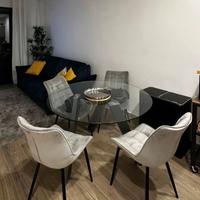 Tavolo rotondo vetro