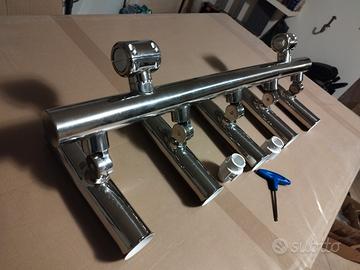 Portacanne T-Top 5 posti acciaio INOX 316