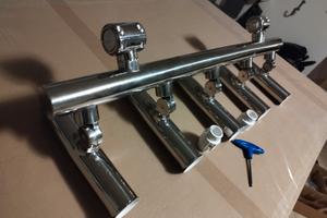 Portacanne T-Top 5 posti acciaio INOX 316