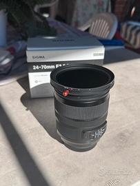 Kit professionale Sigma 24-70mm f2.8 ART (canon)
