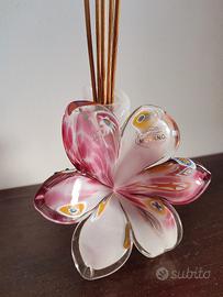2 Fiori in vetro di Murano - Trasparenze Veneziane