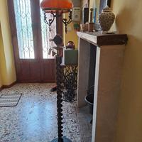 lampada con piantana vintage