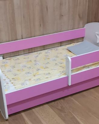 letto bambina contenitore 