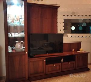 Mobile soggiorno noce legno massiccio