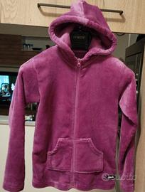 Brugi Felpa fucsia con cappuccio 