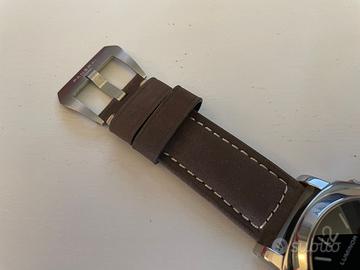 Per PANERAI Novo CINTURINO Brown 24/22 SUEDE Pre-V