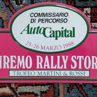 Targa Rally di Sanremo storico 1988