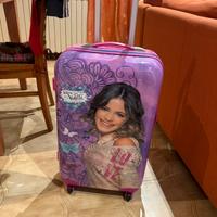 Valigia trolley grande violetta