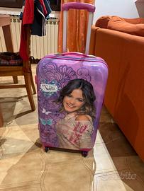 Valigia trolley grande violetta