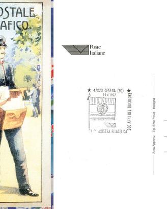 CARTOLINE Illustrate con annullo postale anni 90