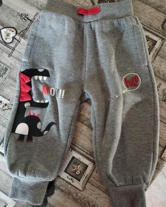 Pantaloni felpati bambino