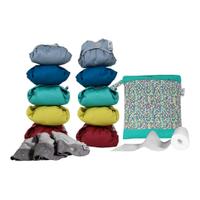 set 10 pannolini lavabili pop-in taglia unica 