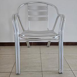 Sedie in alluminio 