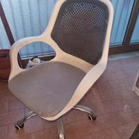 Sedia con rotelle 