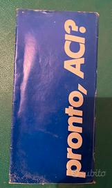 Pronto ACI - Anno  1975 - Collezionismo cartaceo