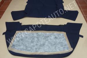 Capote Porsche 911 964 cabrio Carrera SC Blu