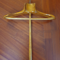 Gruccia vintage in legno massello primi 900