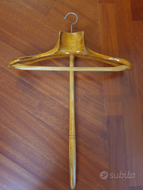 Gruccia vintage in legno massello primi 900