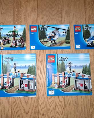 Set Lego City 4440 Stazione Polizia Forestale