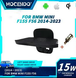 caricatore telefono wireless bmw mini f55 f56