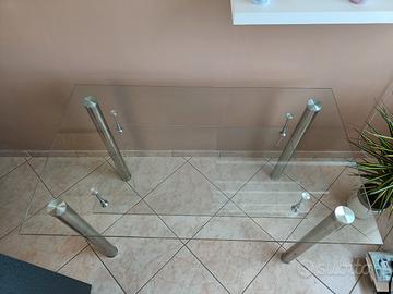 Scrivania TENSE in vetro temperato