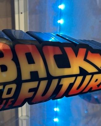 Lampada logo Back to the Future 