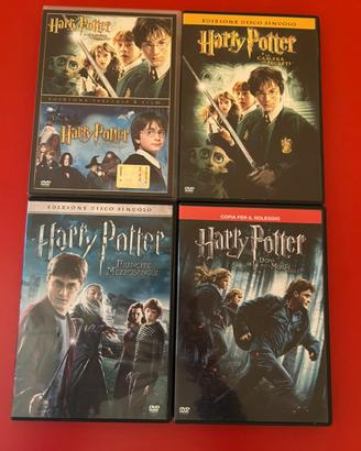 Set 4 dvd di Harry Potter