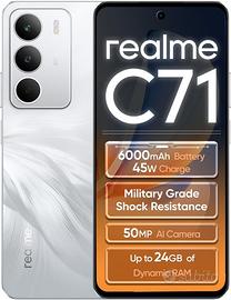 Realme C71 8+256GB Bianco NUOVO