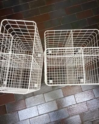 Cesti con ruote, carrelli porta tubi