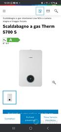 Scaldabagno Bosch a gas Therm 5700 S

